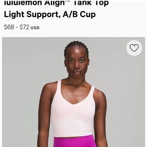 GUC Lululemon Align Tank